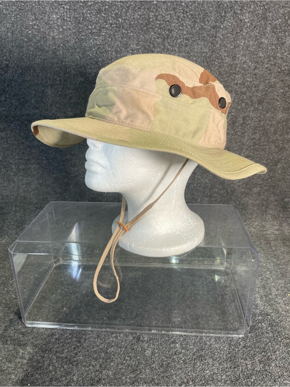 Military Boonie Hat Sun Hot Type II MIL-SPEC-H-43577 Desert Camo Size 7 1/2 USA